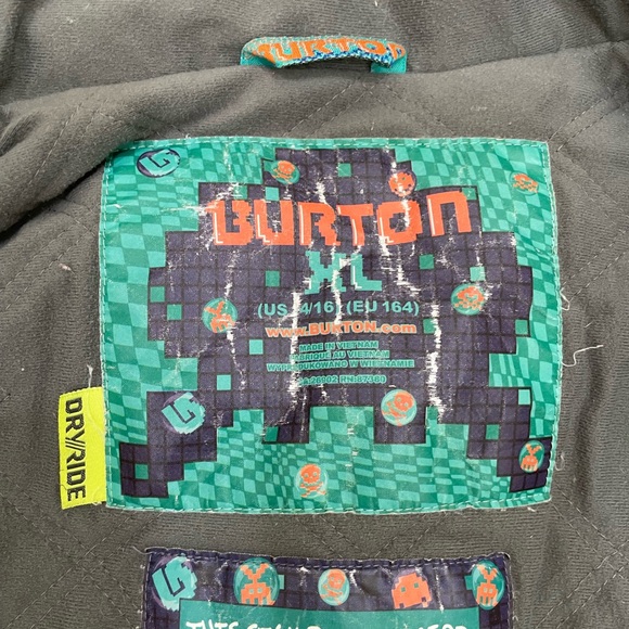 Burton Deluxe Snowboard ski jacket coat girl 14-16 - Picture 2 of 10